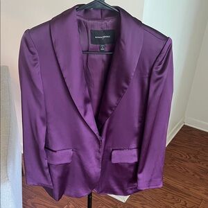 Banana Republic Women’s Silk Blazer in Rich Purple